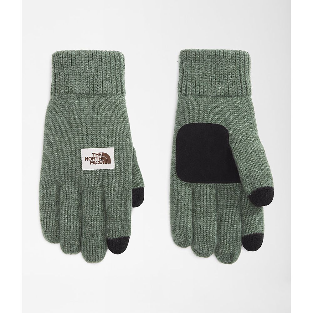 The North Face Gloves Mens Australia - The North Face Salty Dog Etip Green (WEO-695073)